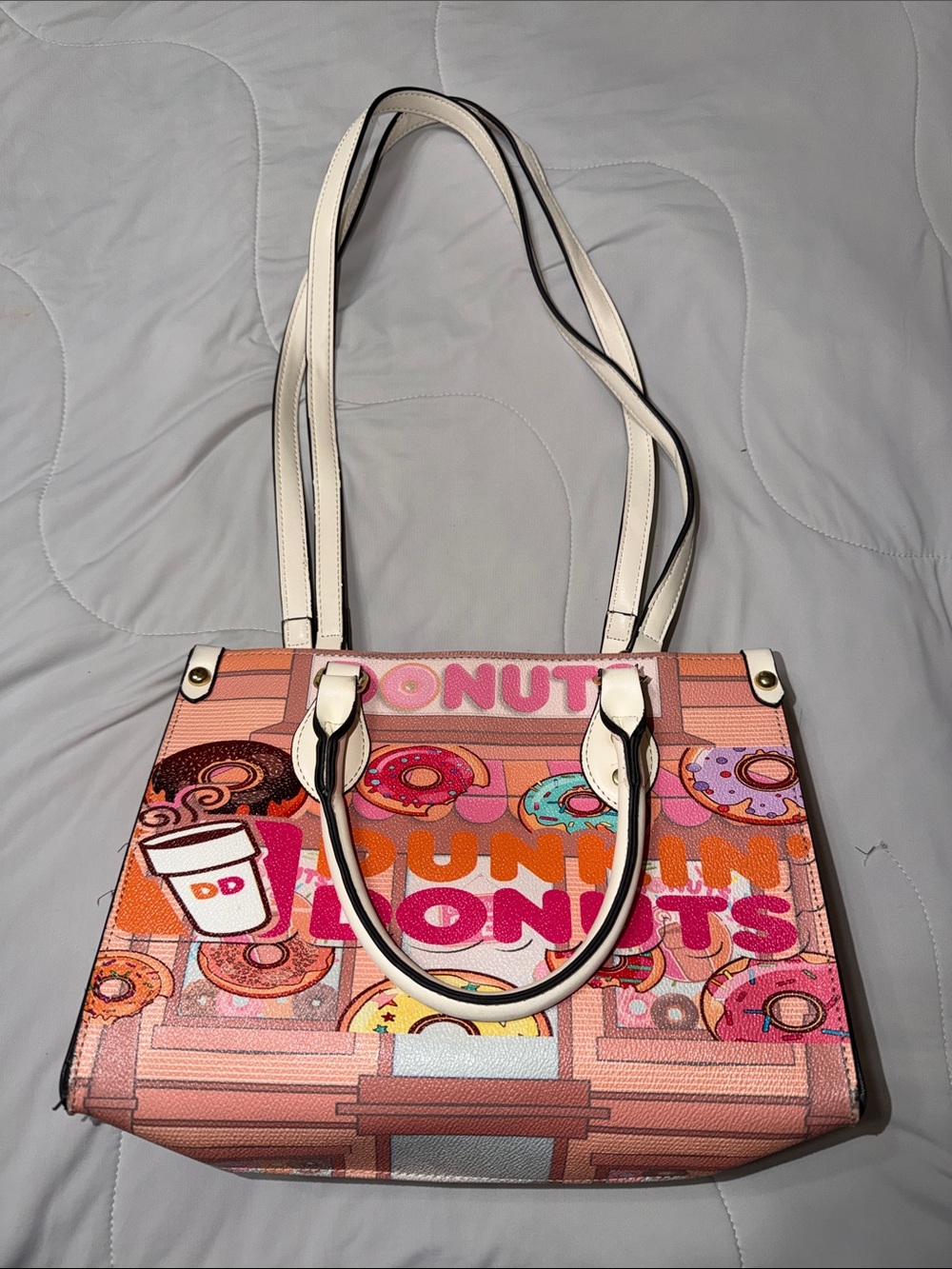 Dunkin' Donuts themed handbag